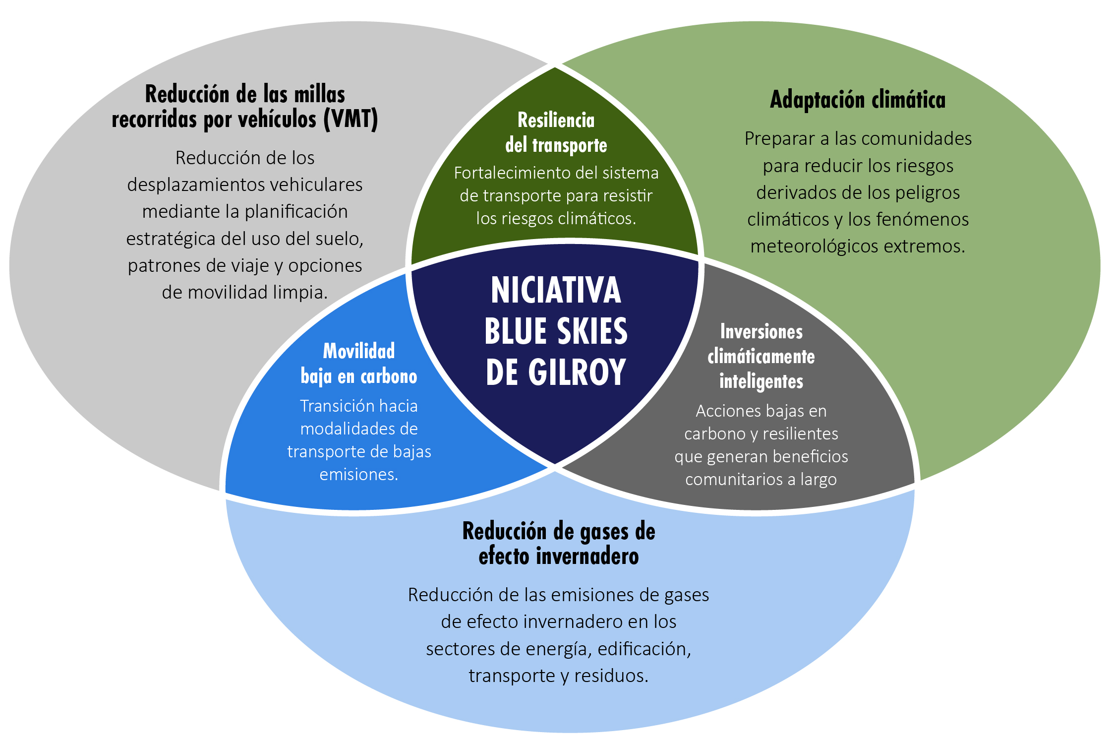 Ven Diagram depicting the blue skies initiaitive  